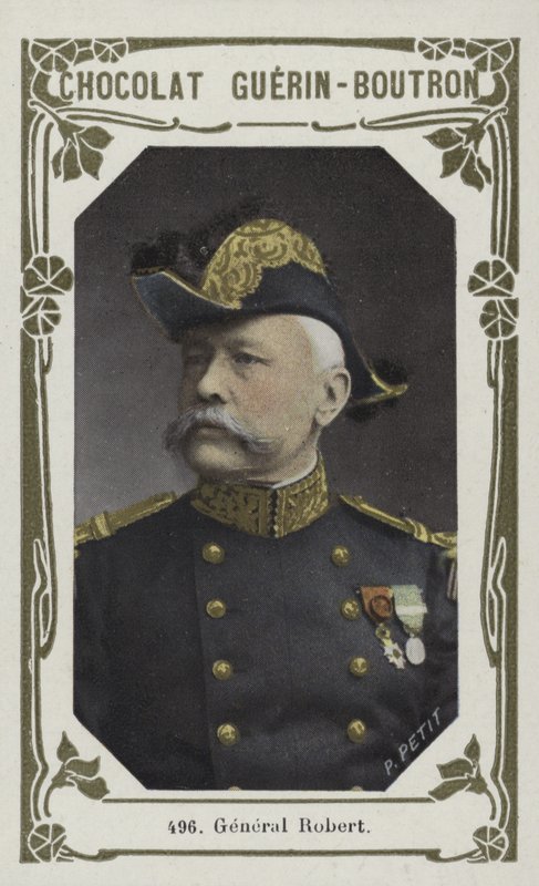 General Robert (farvet foto) af French School