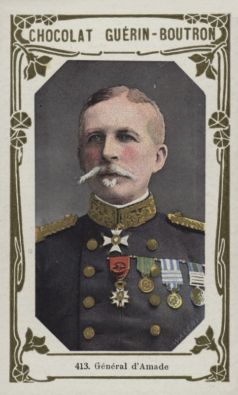General dAmade (farvet foto) af French School