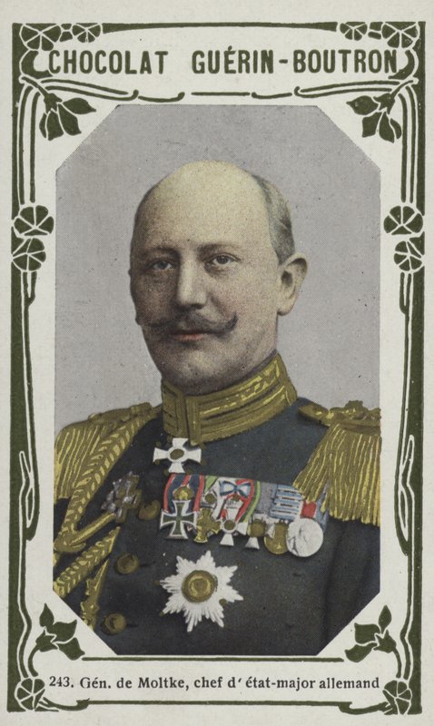 General de Moltke, tysk stabschef (farvet foto) af French School