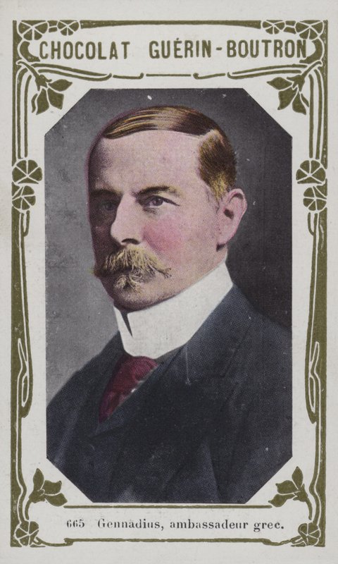 Gennadius, græsk ambassadør (farvet foto) af French School
