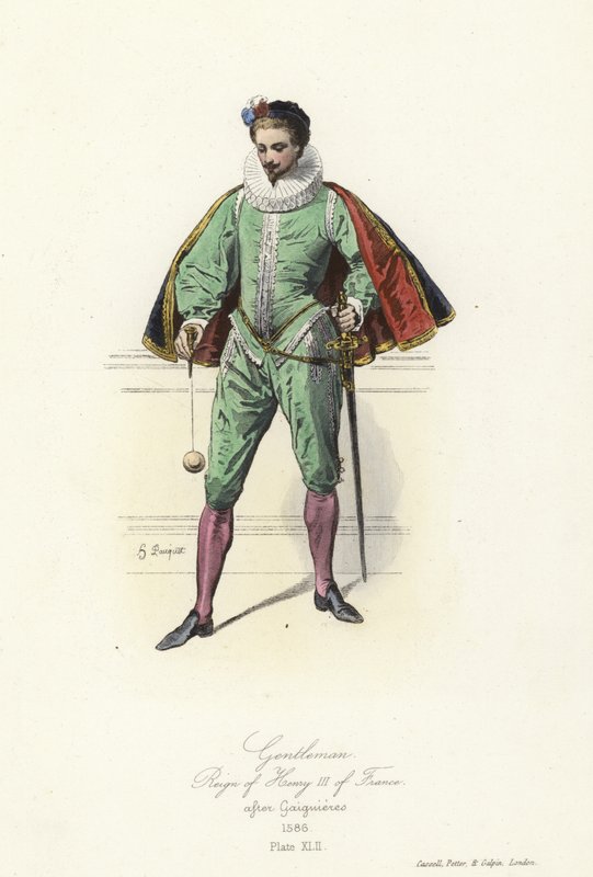 Herre under Henrik III af Frankrigs regeringstid af French School