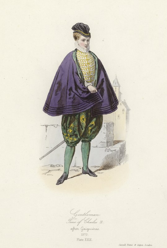 Herre fra Charles IX af Frankrigs tid af French School
