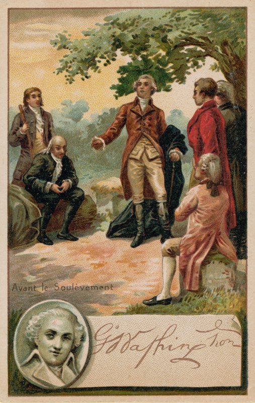 George Washington før den amerikanske revolution af French School