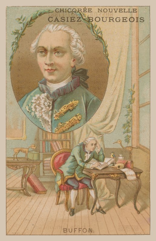 Georges-Louis Leclerc, Comte de Buffon, fransk videnskabsmand og forfatter fra det 18. århundrede af French School
