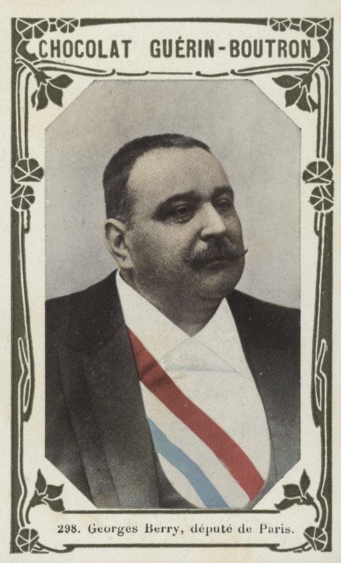 Georges Berry, MP for Paris (farvet foto) af French School