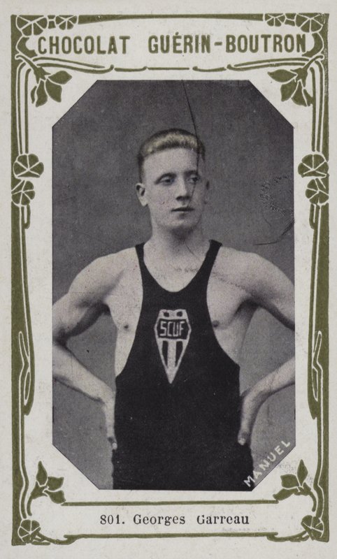 Georges Garreau (farvet foto) af French School