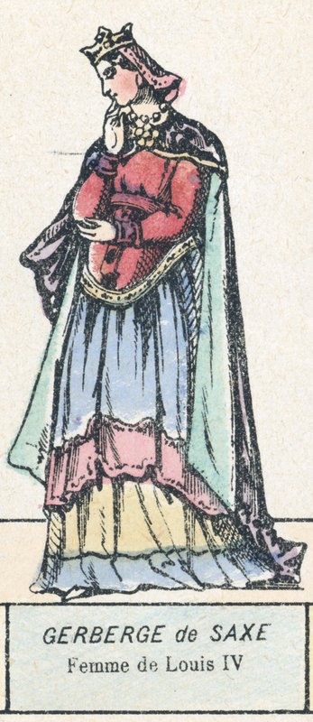 Gerberge af Sachsen, Ludvig IV