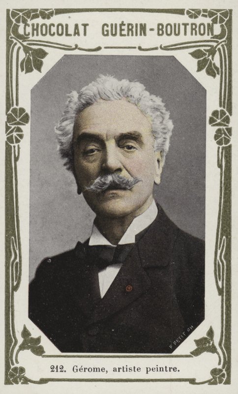 Gerome, maler (farvet foto) af French School