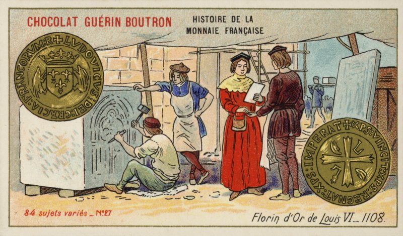 Guldflorin af Louis VI af French School