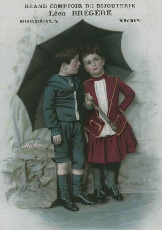 Stor smykkedisk, Leon Bregere, Bordeaux, Vichy af French School