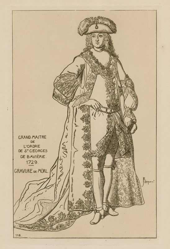 Stormester af St. Georges Orden af Bayern, 1729 af French School