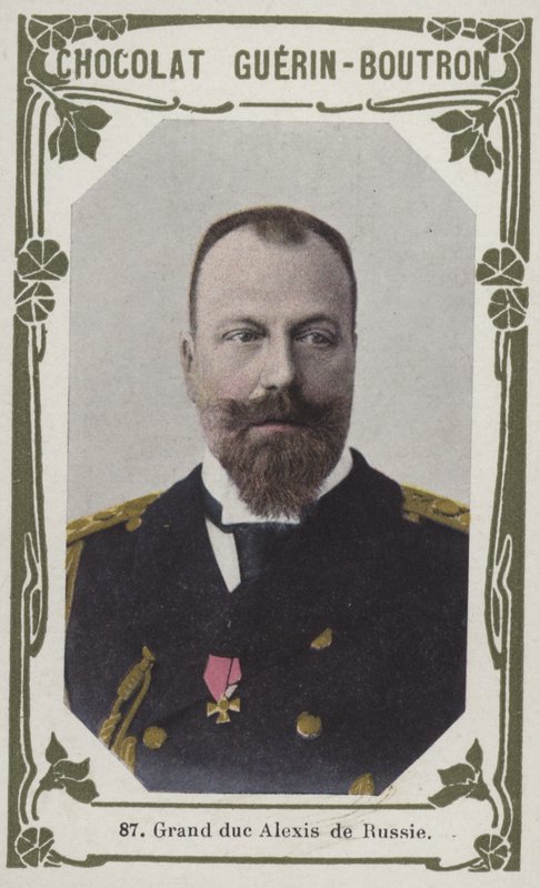 Storhertug Alexis af Rusland (farvet foto) af French School
