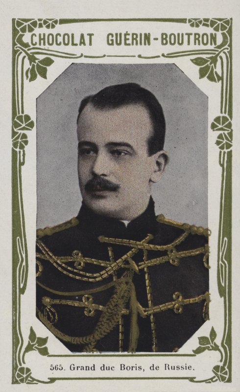 Storhertug Boris af Rusland (farvet foto) af French School