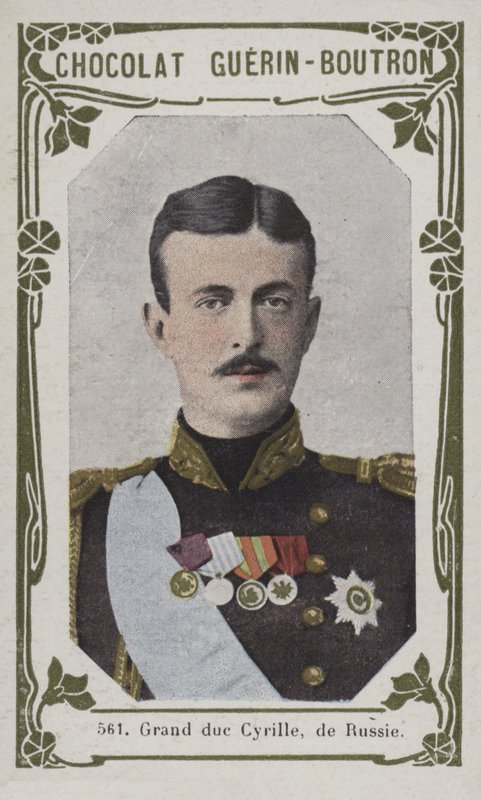 Storhertug Cyril af Rusland (farvet foto) af French School