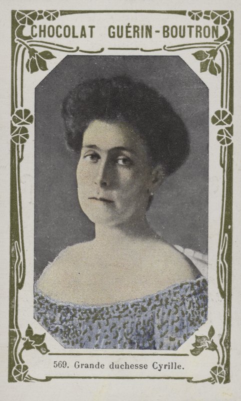 Storhertuginde Cyril (farvet foto) af French School