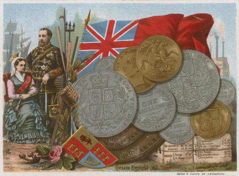 Storbritannien - valuta af French School