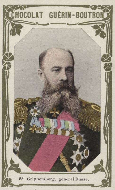 Grippemberg, general Russe (farvet foto) af French School