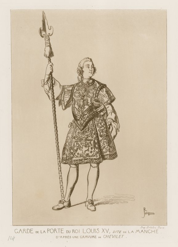 Vagt af Kong Ludvig XV