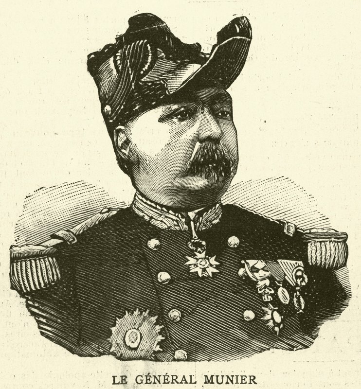 Gustave-Joseph Munier, fransk general (gravering) af French School
