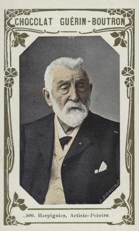 Harpignies, maler (farvet foto) af French School