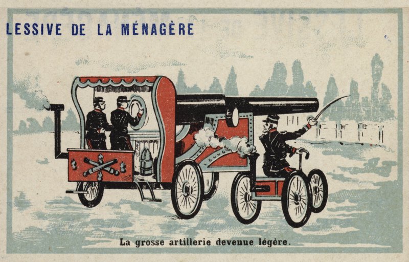Tungt artilleri bliver let af French School