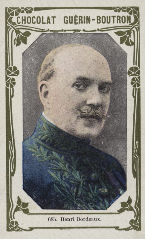 Henri Bordeaux (farvet foto) af French School