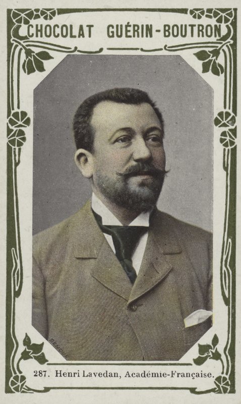 Henri Lavedan, Academie-Francaise (farvet foto) af French School