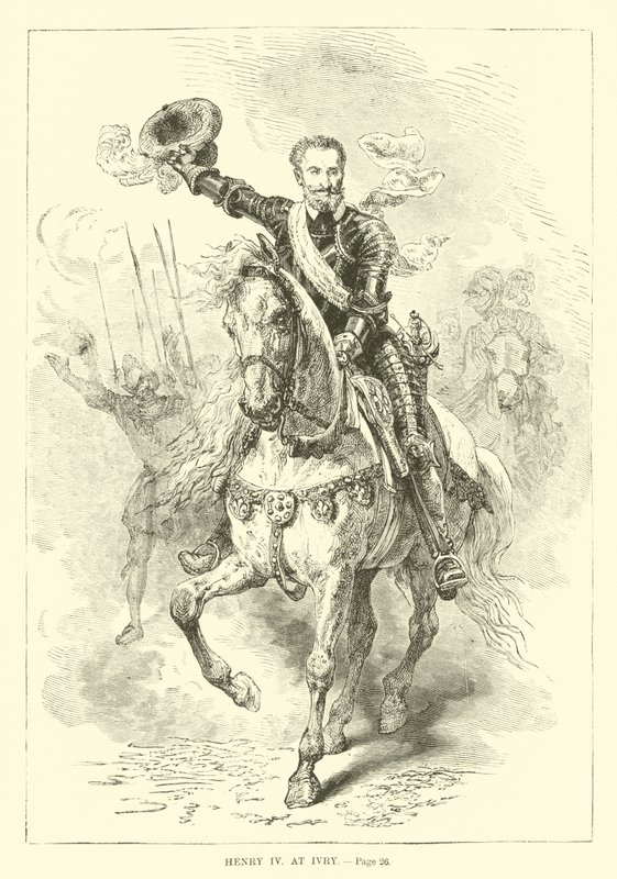 Henrik IV i Ivry af French School