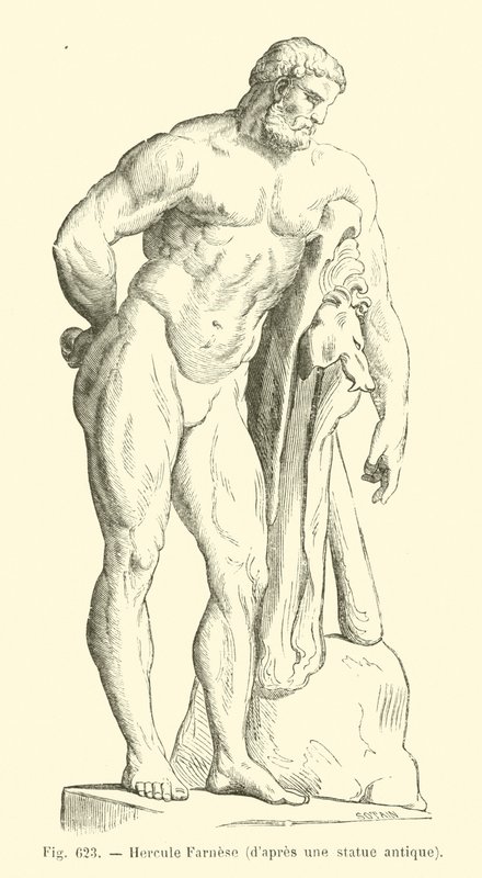 Hercule Farnese (gravering) af French School