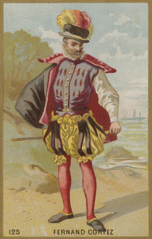 Hernan Cortes, spansk erobrer af French School
