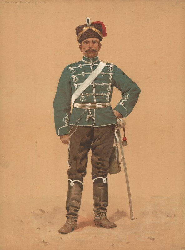 Hessian Hussar Regt nr. 13 af French School