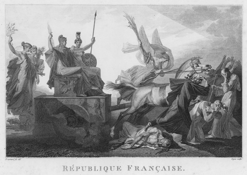 Historiske malerier af den franske revolution af French School