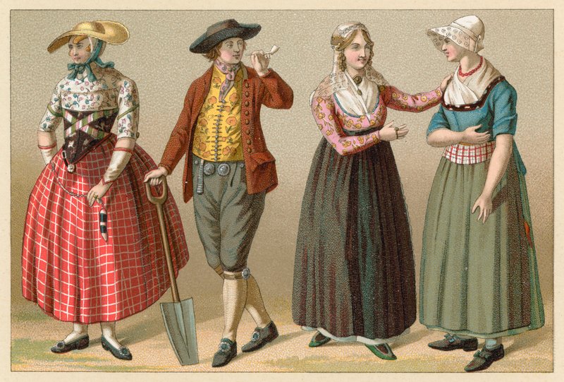 Holland kostume af French School