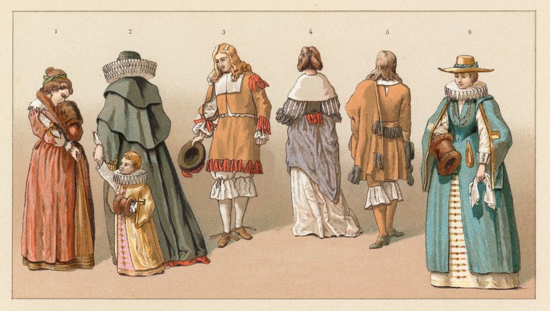 Holland XVIIth Cent kostume af French School