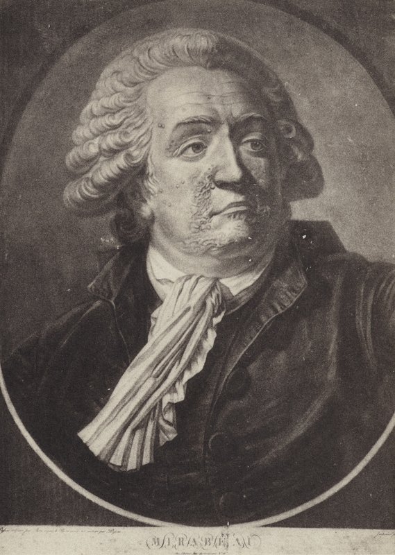 Ære Gabriel Riqueti, Comte de Mirabeau, fransk revolutionær politiker og taler af French School