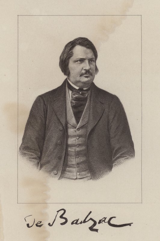 Honore de Balzac, fransk romanforfatter og dramatiker af French School