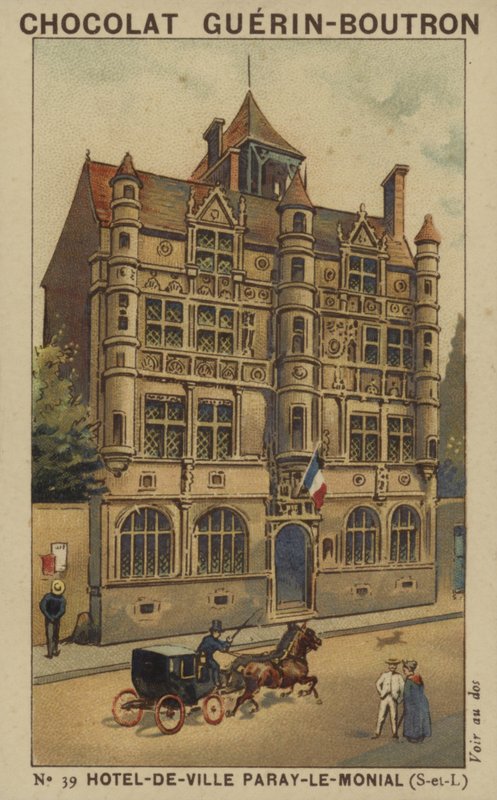 Rådhuset Paray-le-Monial, Saone-et-Loire af French School