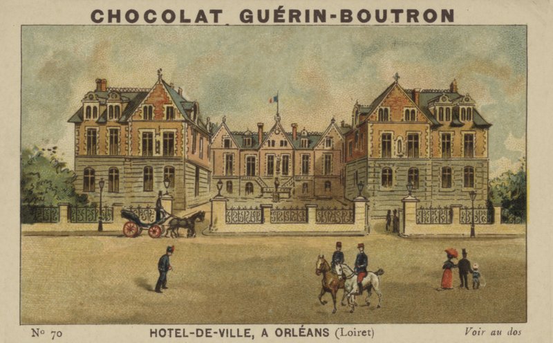 Hotel-de-Ville, i Orleans, Loiret af French School