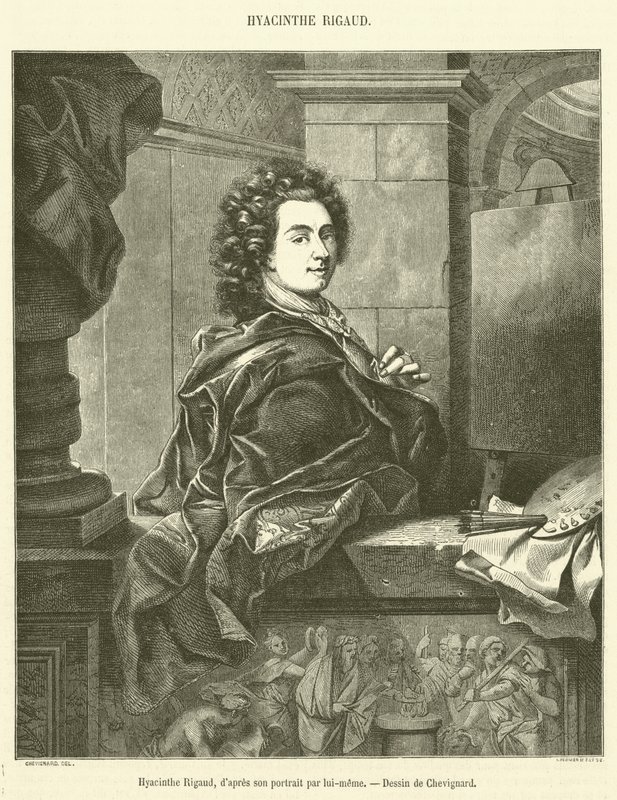 Hyacinthe Rigaud (gravering) af French School