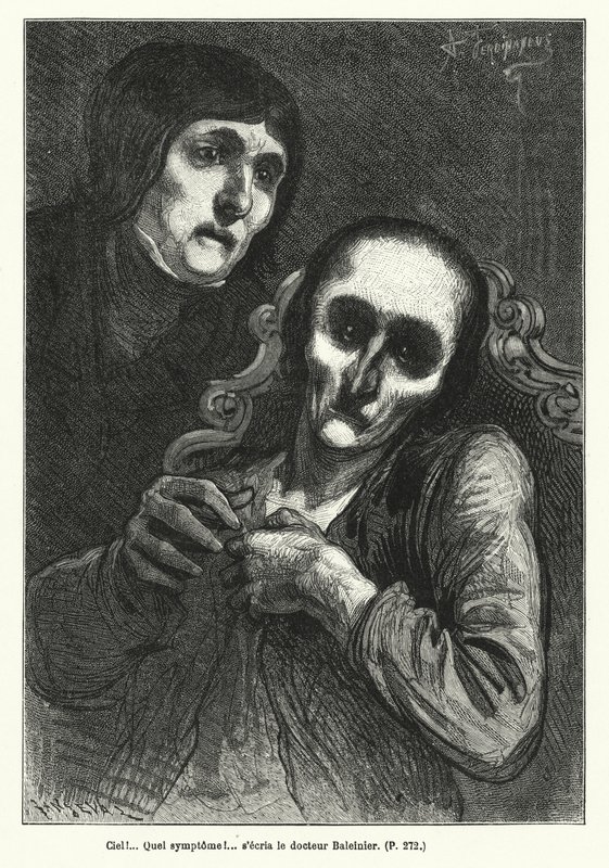 Illustration til Le Juif Errant (gravering) af French School