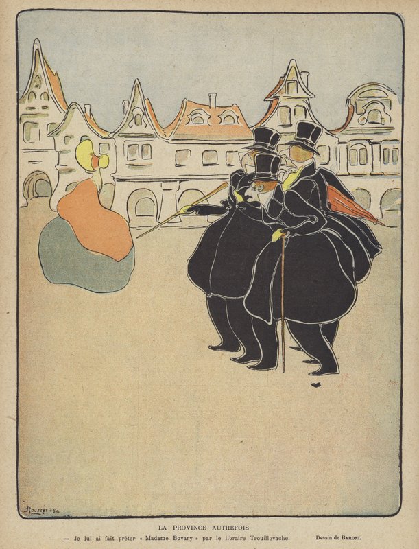 Illustration til Le Rire (farvelitografi) af French School