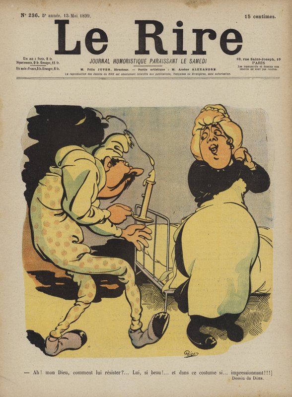 Illustration til Le Rire af French School