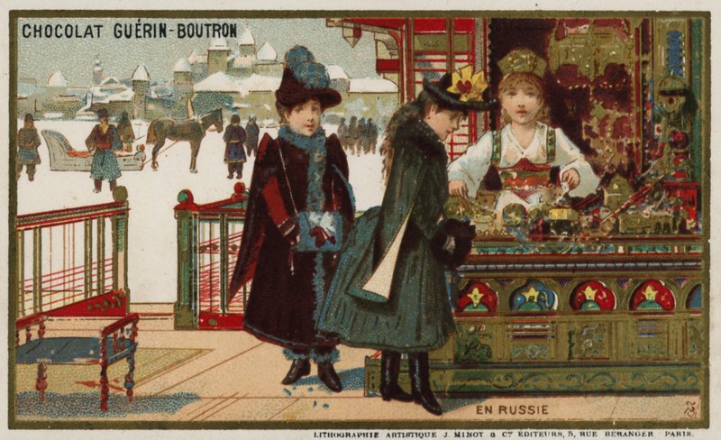 I Rusland (chromolitho) af French School