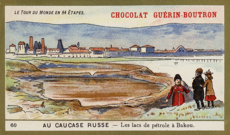 I det russiske Kaukasus - oliesøerne i Baku af French School