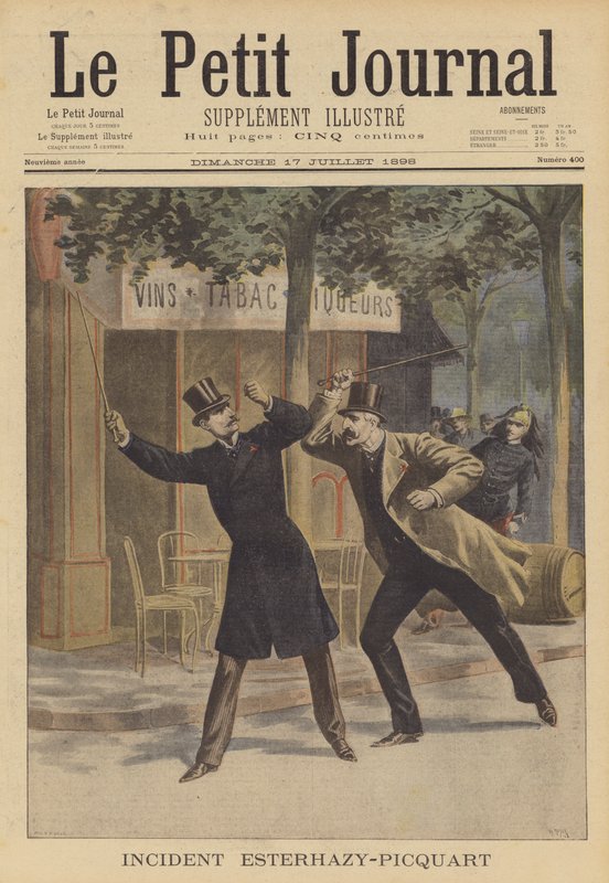 Hændelse mellem major Esterhazy og den tidligere oberst Picquart af French School