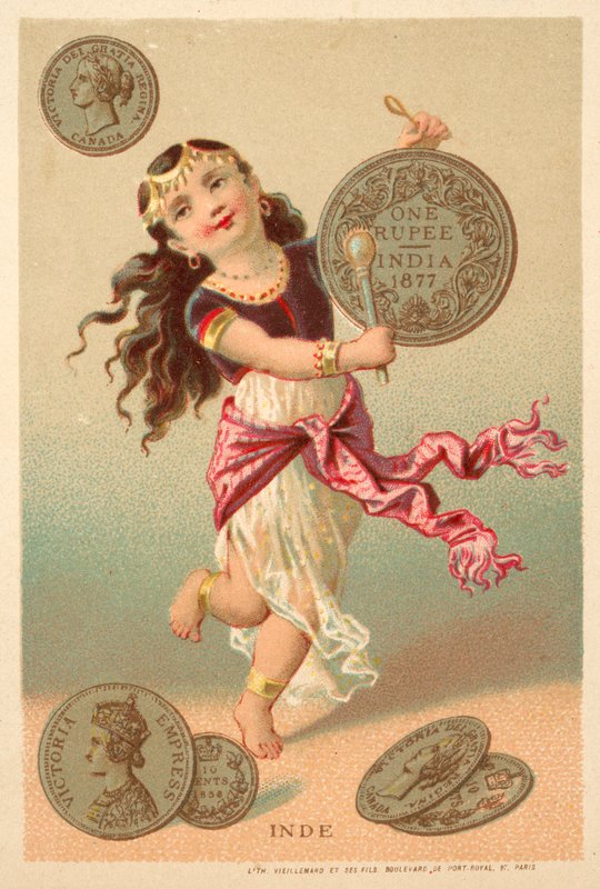 Indien (chromolit) af French School