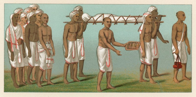 Indien kostume af French School