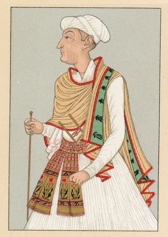Indien kostume af French School