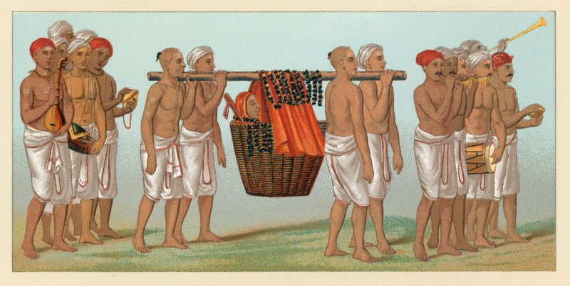 Indien kostume af French School