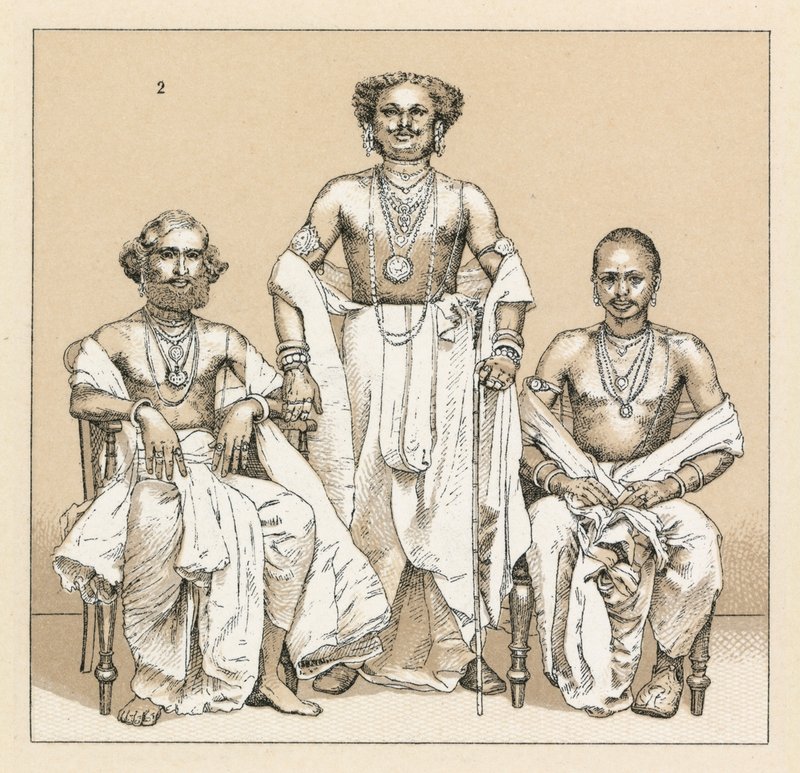 Indien kostume af French School